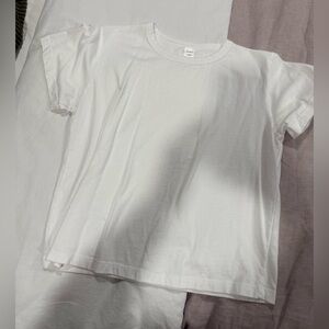 LESET White Short Sleeve Tee